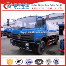 4x2 10ton тележка для воды с шасси dongfeng 145